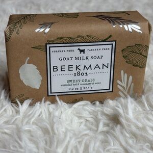 Beekman 1802 Herbal Infusion Soap with Green and Silver Accents